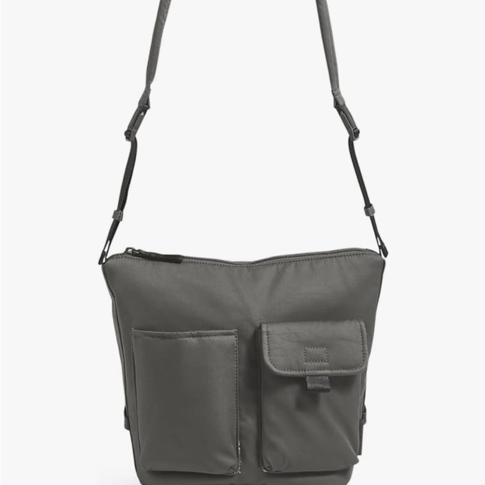 Vera Bradley Utility Bucket Crossbody Galaxy Gray